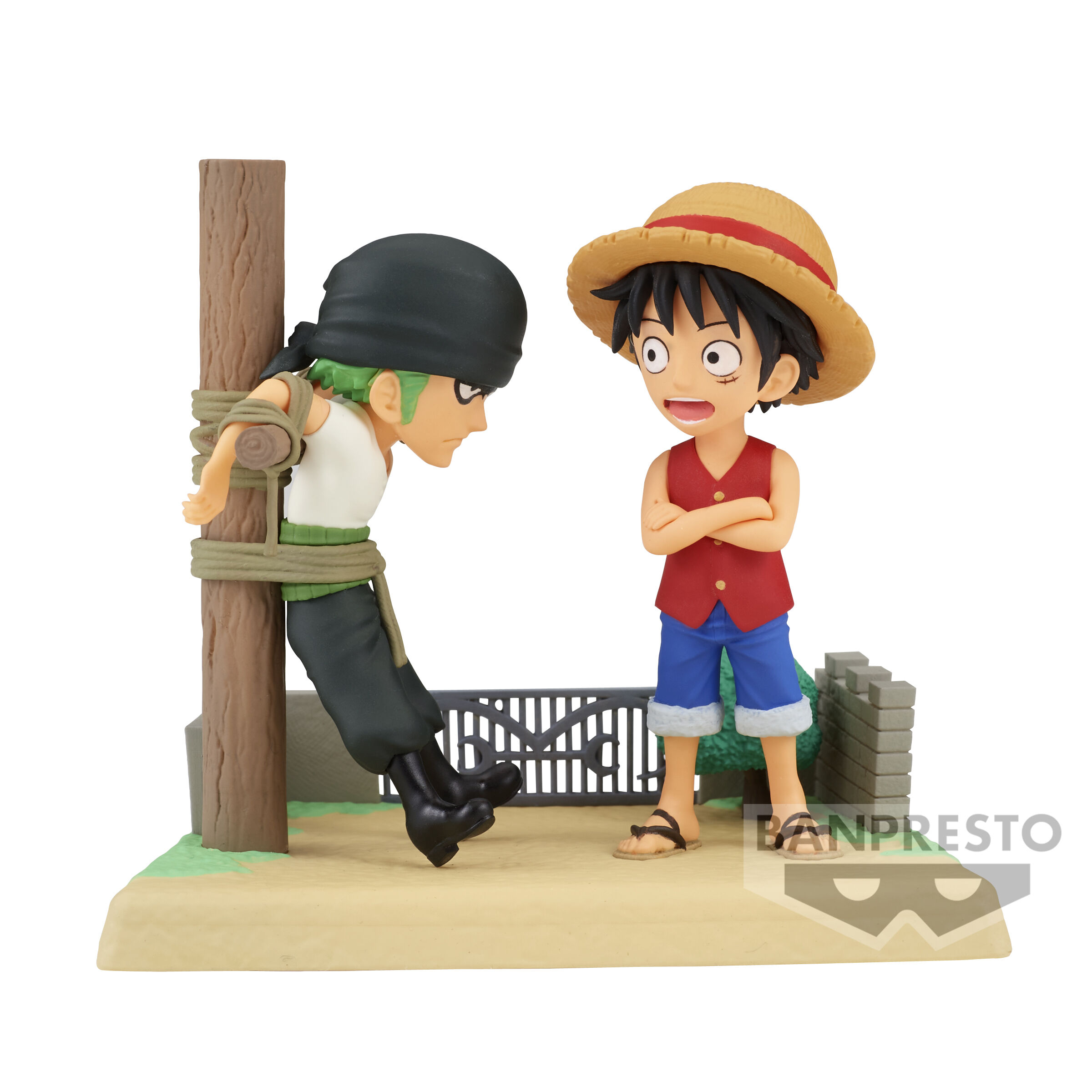 One Piece - Monkey D. Luffy & Roronoa Zoro Log Stories World Collectable Figure